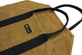 Sturdy Waxed Canvas Firewood Log Carrier Durable Firepalce Wood BagCarrier (may arrive after Christmas) - INNO STAGE