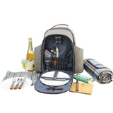 HappyPicnic Insulated Picnic Backpack for 2 Persons with Full Set of Tablewares - INNO STAGE