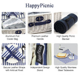 2 Person Picnic Basket White - INNO STAGE