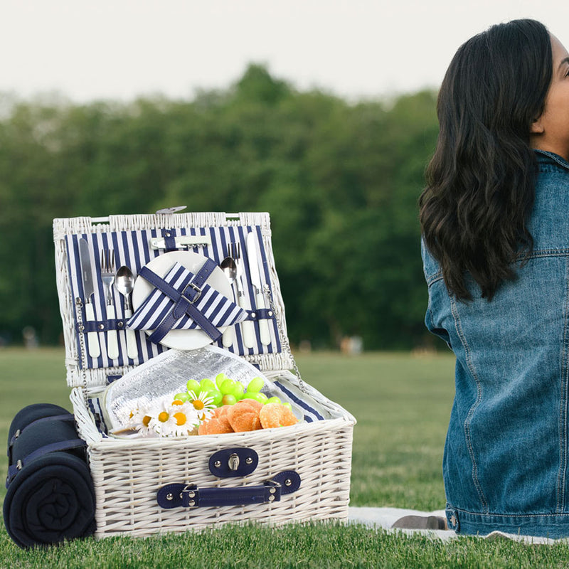 2 Person Picnic Basket White - INNO STAGE