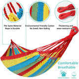 10FT x10FT Family Hammock Portable Mayan Hammock with Carry Bag Matrimonial Size Multi-Color Handmade Yucatan Hammock for Travel Camping Backyard, Porch, Outdoor or Indoor Use - INNO STAGE