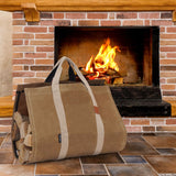 Firewood Log Carrier Tote Bag with Super Strong Double Straps for Reinforce - INNO STAGE