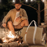 Firewood Log Carrier Tote Bag with Super Strong Double Straps for Reinforce - INNO STAGE