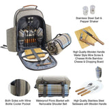 HappyPicnic Insulated Picnic Backpack for 2 Persons with Full Set of Tablewares - INNO STAGE