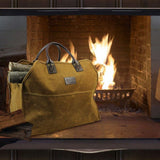 Heavy Duty Wax Canvas Log Carrier Tote Rust (may arrive after Christmas) - INNO STAGE