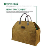 Heavy Duty Wax Canvas Log Carrier Tote Rust (may arrive after Christmas) - INNO STAGE