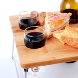 4 Person Portable Wine and Snack Table for Picnic - INNO STAGE