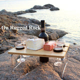 4 Person Portable Wine and Snack Table for Picnic - INNO STAGE