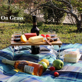 4 Person Portable Wine and Snack Table for Picnic - INNO STAGE