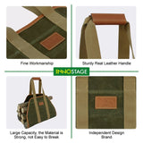 Waxed Canvas Firewood Log Carrier Green(may arrive after Christmas) - INNO STAGE